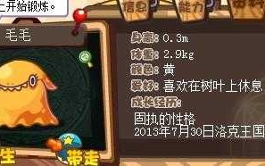 洛克王国毛毛在哪抓，洛克王国的毛懒懒在哪里抓