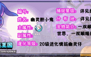 洛克王国什么克制幽灵属性，洛克王国幽灵系怕什么属性？