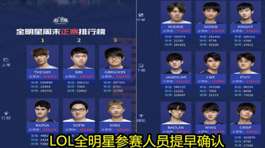 全明星赛什么时候开打lol-第4张图片 全明星赛什么时候开打lol-第4张图片