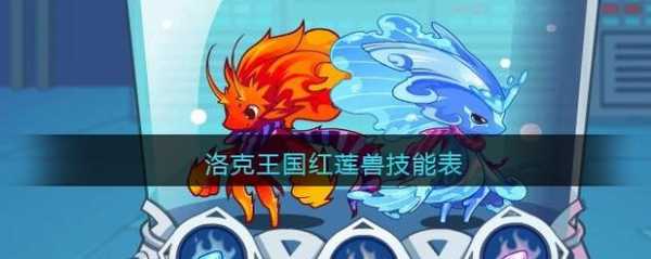 洛克王国红莲兽在哪里超进化？洛克王国红莲咆哮技能？-第6张图片