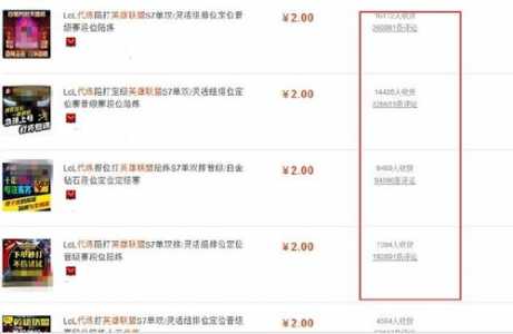 英雄联盟代练多少钱?英雄联盟代练多少钱一个?-第3张图片 英雄联盟代练多少钱?英雄联盟代练多少钱一个?-第3张图片