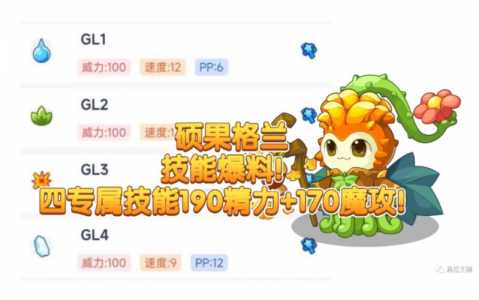 洛克王国格兰酋长技能,洛克王国格兰酋长技能大禹治水-第3张图片 洛克王国格兰酋长技能,洛克王国格兰酋长技能大禹治水-第3张图片