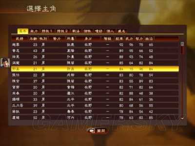 三国志13怎么快速发展?三国志13pk技巧?-第3张图片 三国志13怎么快速发展?三国志13pk技巧?-第3张图片
