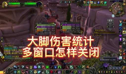魔兽大脚怎么开两个伤害(hài)统计?wow大脚伤害(hài)统计怎么多开?-第6张图片 魔兽大脚怎么开两个伤害(hài)统计?wow大脚伤害(hài)统计怎么多开?-第6张图片