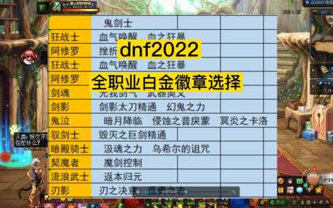 dnf装备怎么镶嵌白金徽章,dnf怎样镶嵌白金徽章?-第1张图片 dnf装备怎么镶嵌白金徽章,dnf怎样镶嵌白金徽章?-第1张图片